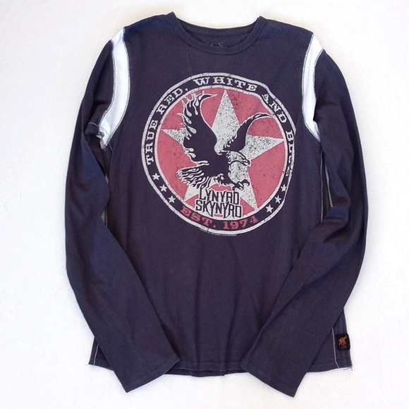 Vintage Lynyrd Skynyrd Long Sleeve Graphic Tee Shirt By Trunk Ltd S - Picture 10 of 12